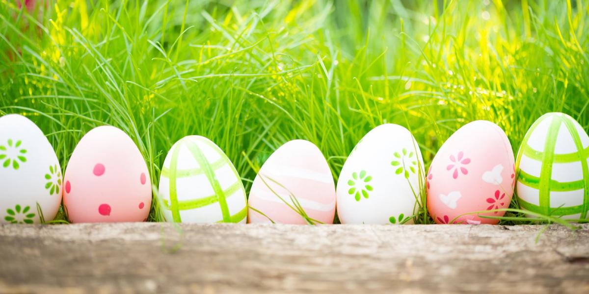 Seven Colourful Easter Eggs