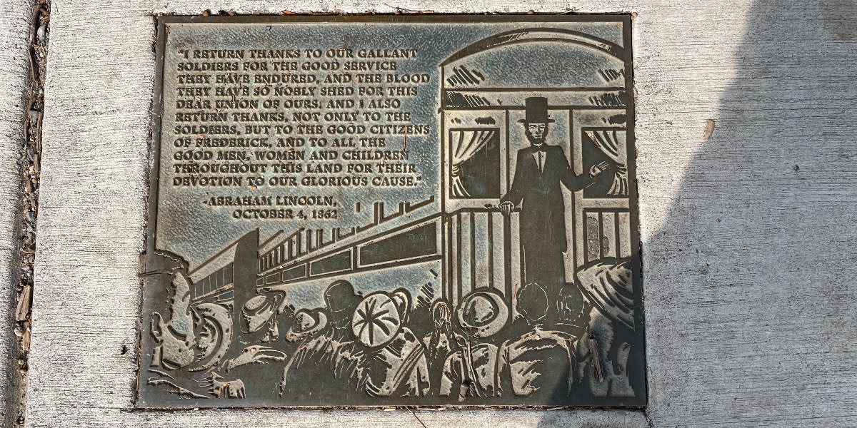 Lincoln Speech engraved on a wall