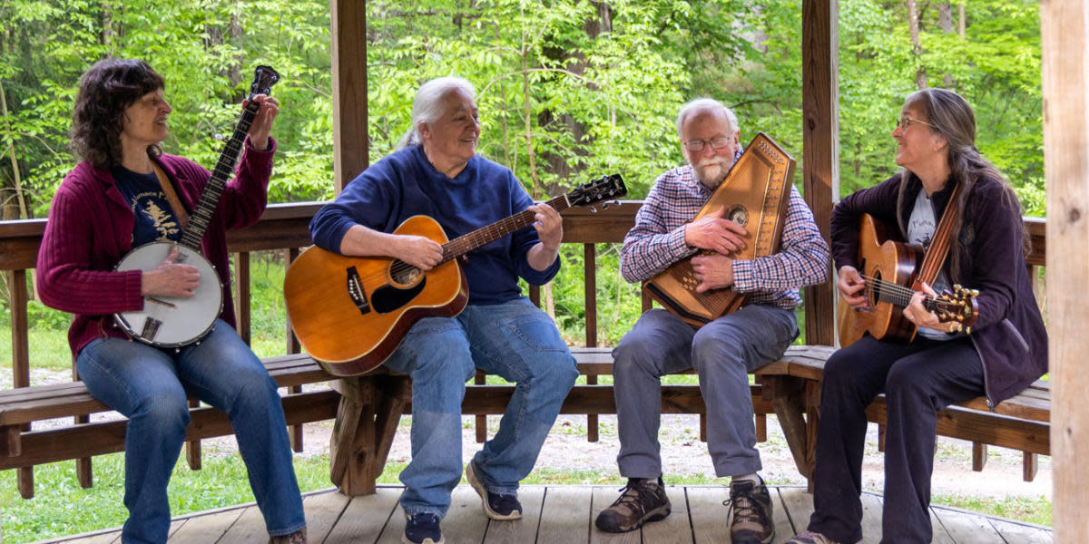 Group of performers at PA Folk Gathering