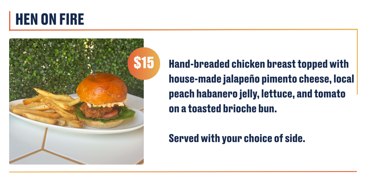 The Bubbly Hen Lunch Special