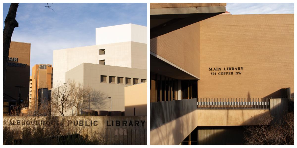 Albuquerque's Main Library Building located downtown.
