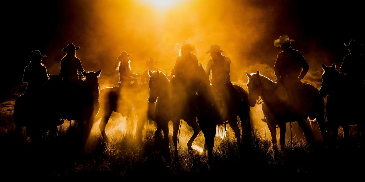 2024 New Mexico Magazine Photo Contest winner Jim Shepka with his image "Hard Days Ride."