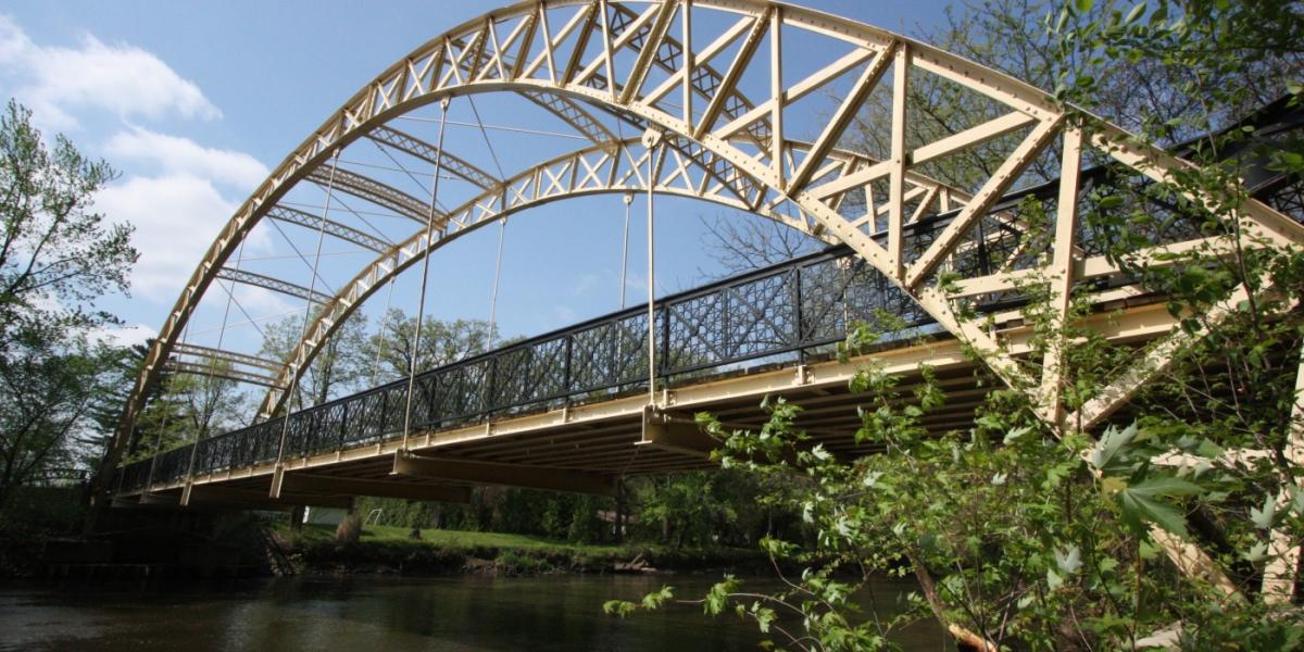 Dunns Bridge, as seen from the bank