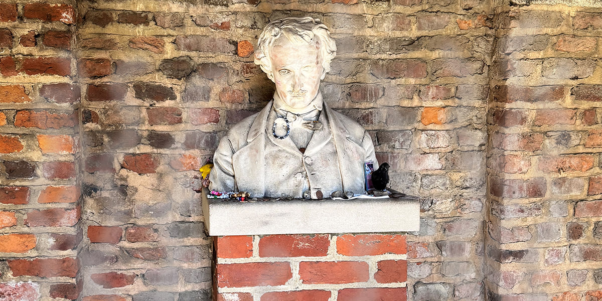 Poe Bust with Mist