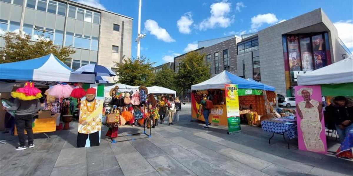 Festival stands for BBAM 2024