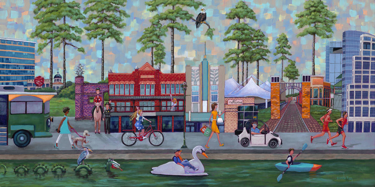 I Love This Town, Artwork by Brenda Ray