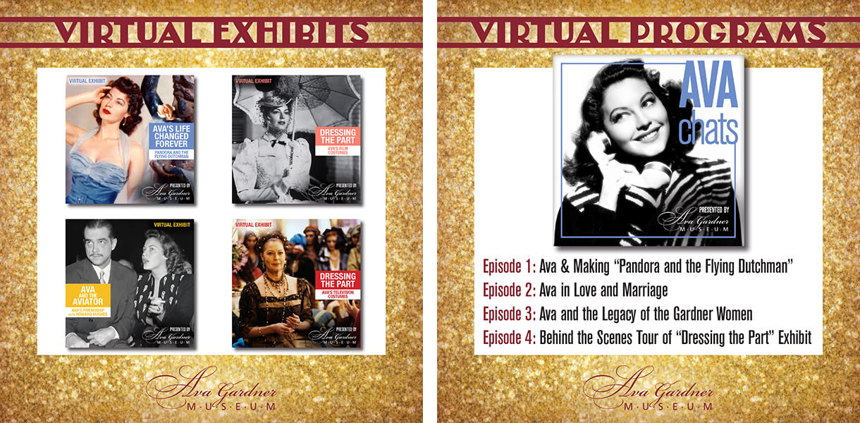 Ava Gardner Museum Virtual Offerings