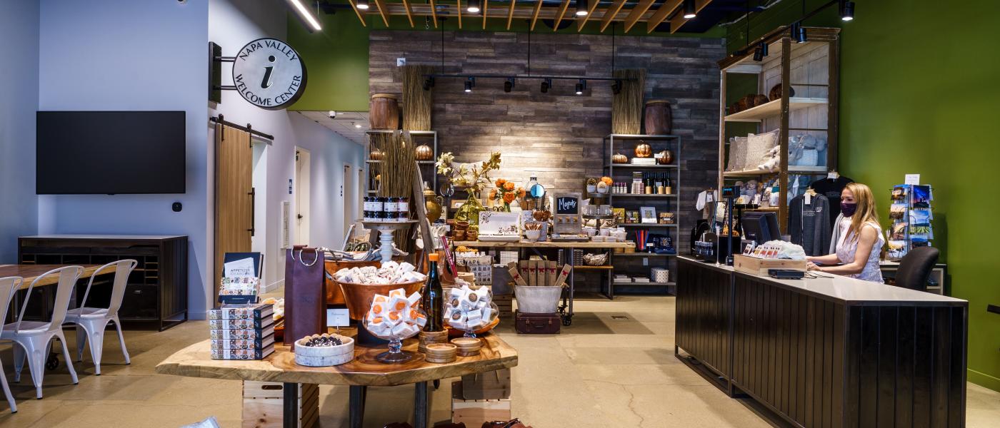 Napa Valley Welcome Center interior