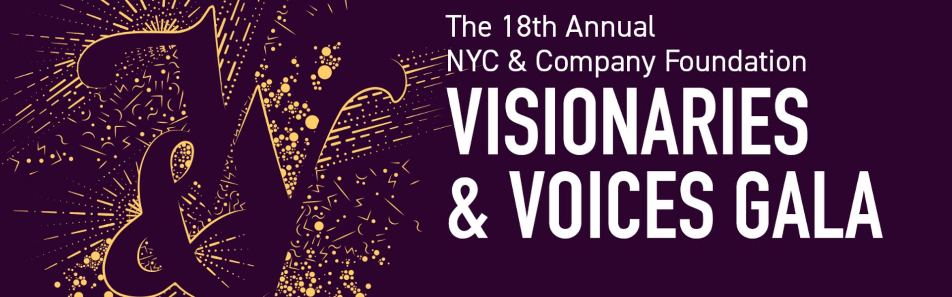 Visionaries & Voices Gala Header