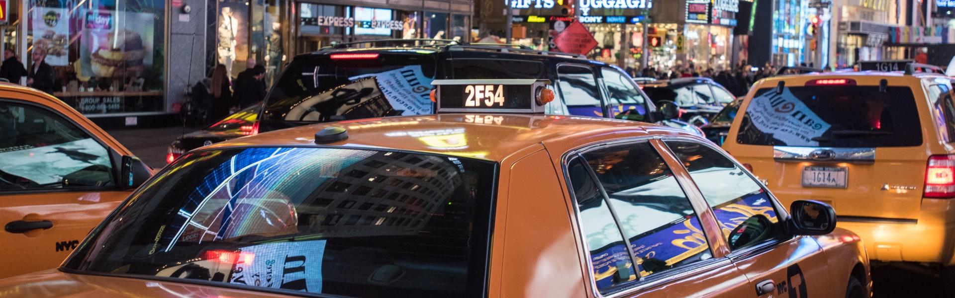 Taxi, Times Square, Midtown, Manhattan