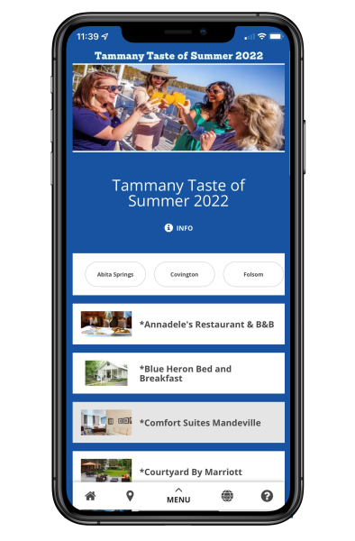 Tammany Taste of Summer Savings Pass on iPhone