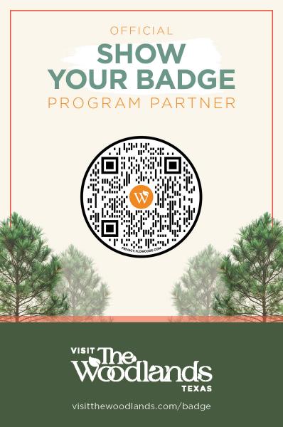 Show Your Badge Partner Window Cling