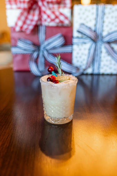 Winter Margarita Holiday Cocktail at Litchfield's at The Wigwam
