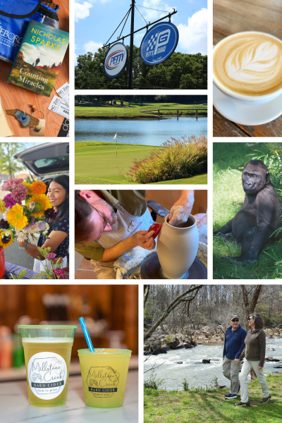 Collage of various locations around Randolph County