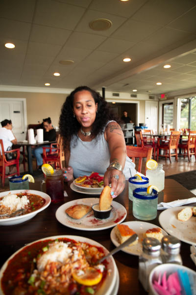 food orlanderaux's Crosslake cafe