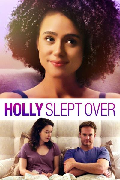 A picture of the movie poster for the film Holly Slept Over (2020)