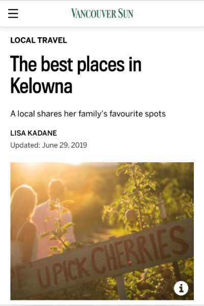 Vancouver Sun - Lisa Kadane June 2019