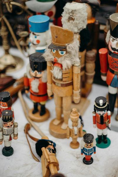 holiday market shopping nutcracker