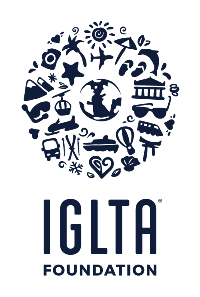 IGLTA Foundation blue vertical