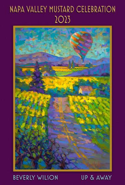 Napa Valley Mustard Celebration 2023 painting