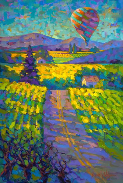Napa Valley Mustard Celebration 2023 painting