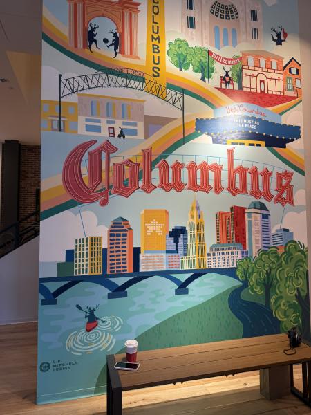 Welcome Center Mural by Carly Mitchell