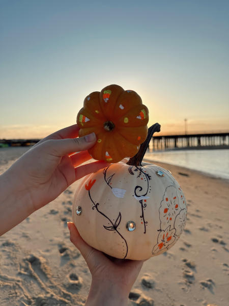 Pumpkins on the Beach