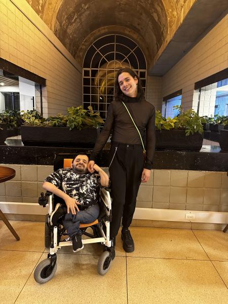 Nicolas and Santi disability pride month
