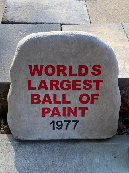 Ball of Paint Sign