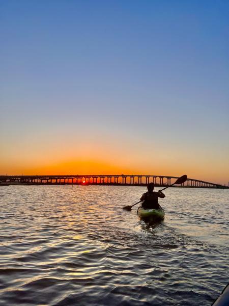 Kayaking on Prien Lake