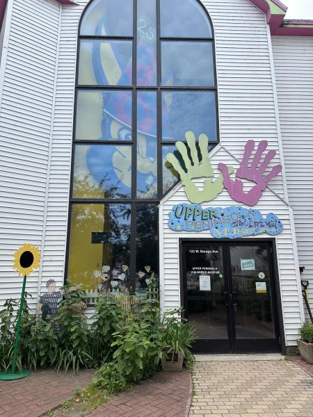 The outside of the Upper Peninsula Children's Museum in Marquette, MI