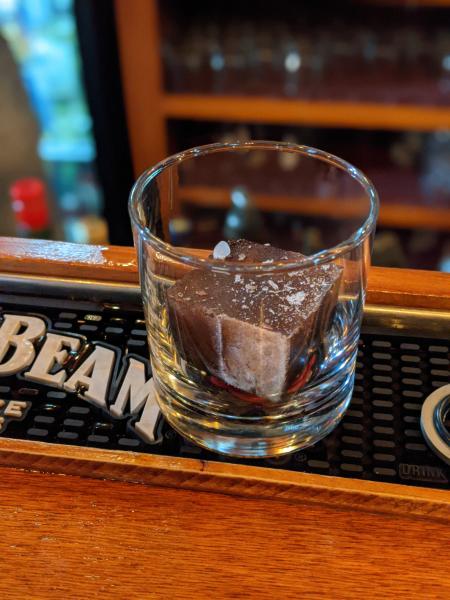 three spirits tavern old fashioned cocoa ice