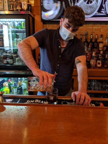 three spirits tavern bartender