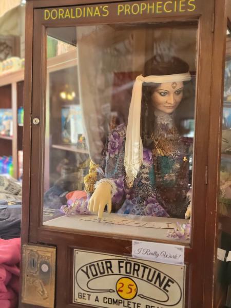 Doraldina's Prophecies - Fortune Telling Machine at Hobo Railroad