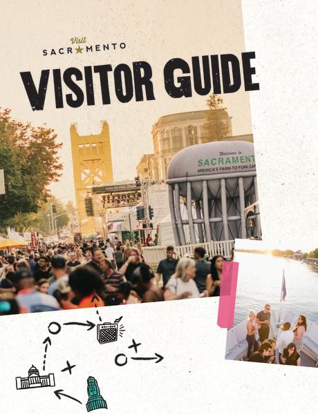 Visitor Guide cover page featuring iconic festival and scenery photos