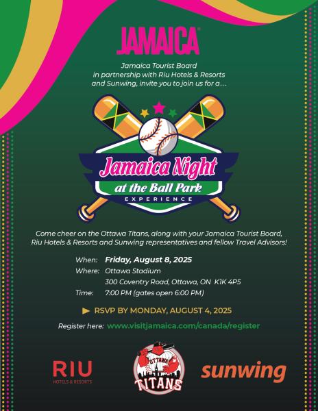 Jamaica Night at the Ballpark - Ottawa 2025