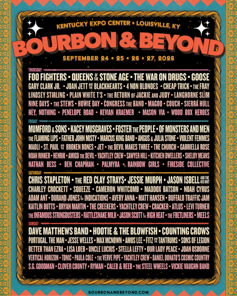 Bourbon & Beyond 2026 Lineup