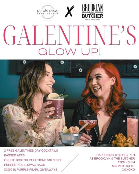 Brooklyn and the Butcher Galentine's Flyer