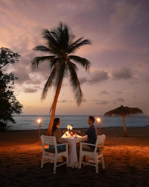 Sunset Dinner at Jamaica Inn - Nick and Madison