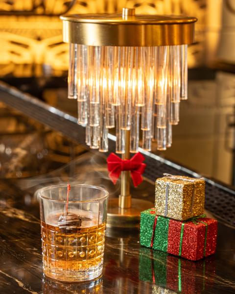 Smoked Old Fashioned Holiday Cocktail at Arizona Biltmore