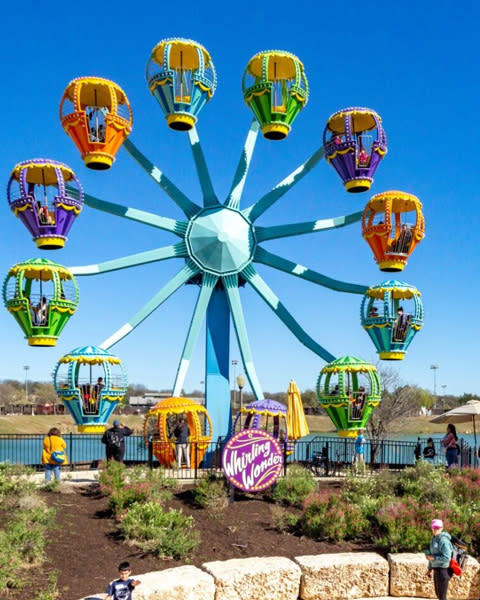 Ferris wheel at theme park