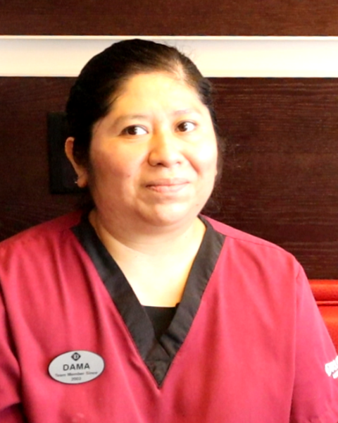 Dama de la Cruz, Drury Inn - Housekeeper