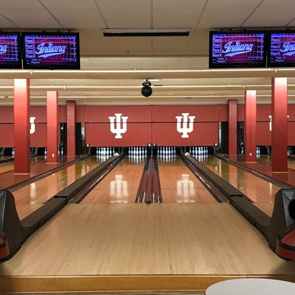 Bowling lanes at IMU Bowling & Billiards