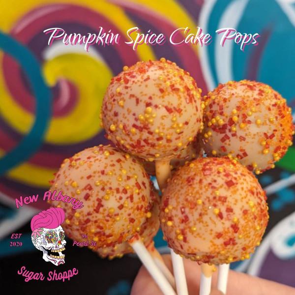 Pumpkin Spice Cake Pops New Albany Suger Shoppe