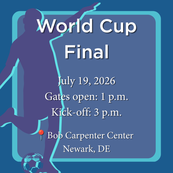 A graphic including watch party details, such as that it's on July 19th at 1 p.m. at Bob Carpenter Center.
