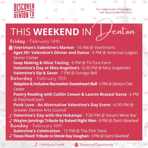 Valentine's Day Weekend Post
