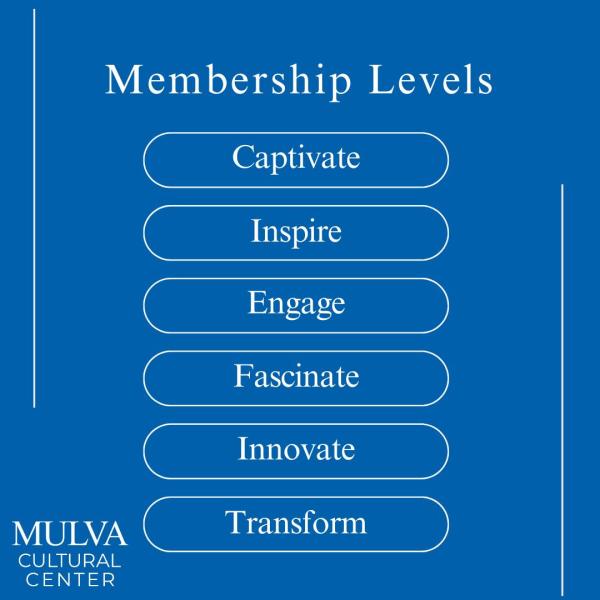 Membership Levels of Mulva Cultural Center