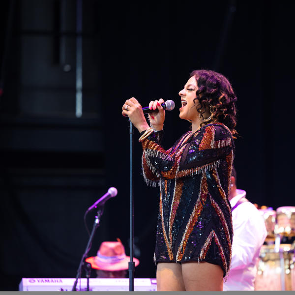 Marsha Ambrosius performs at Capital Jazz Fest 2023 - Photo by Shawnte Sims