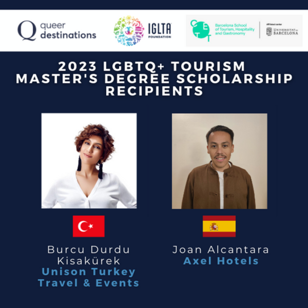 2023 LBGTQ+ Tourism Master's Degree Scholarship Recipients