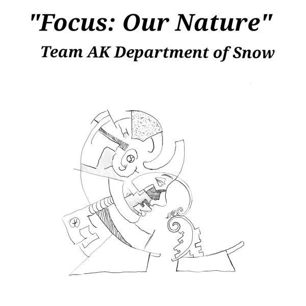 2025 Snow sculpture sketch for team Alaska